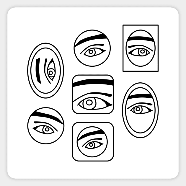 Eyes Sticker by nyctophilia